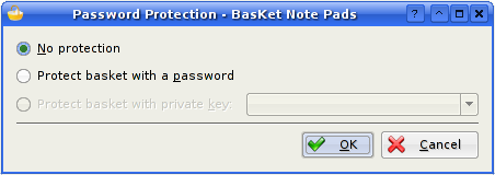 Password Protection Dialog